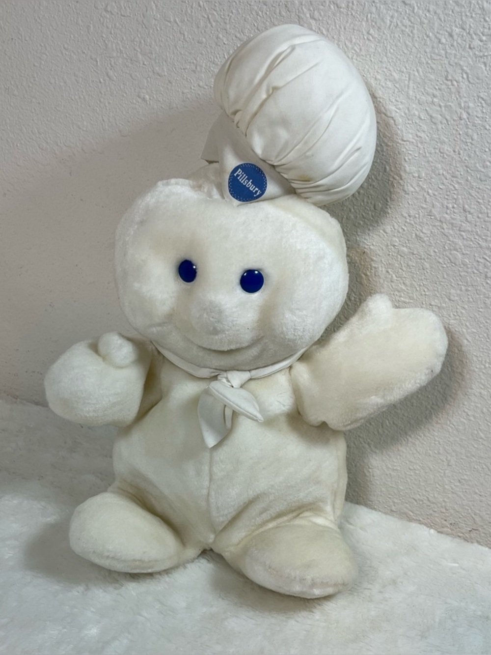Vintage 1987 Pillsbury Dough Boy Plush Puppet